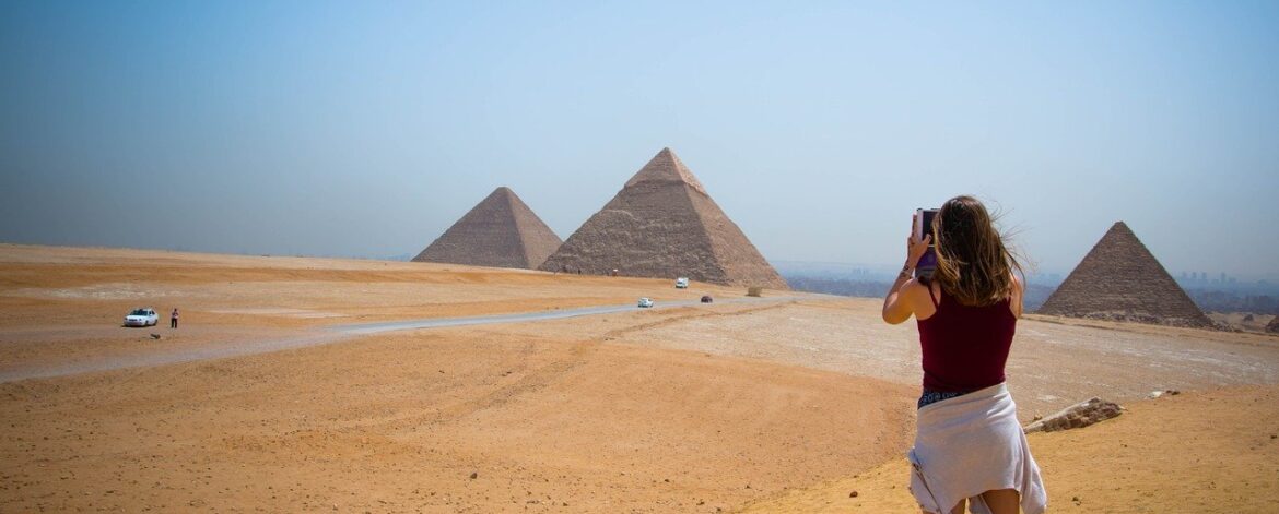 Egypt female tourist